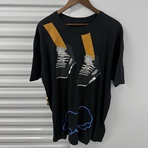 Nike Air Jordan Graphic T Shirt Black Sneaker Print Men's 3XL